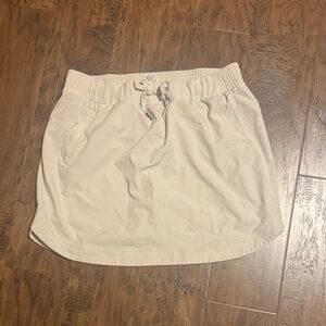 RBX Beige Elastic Waist Skirt